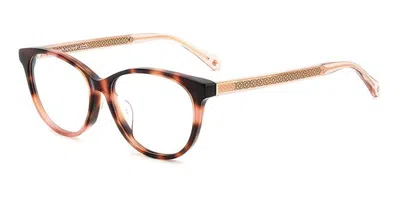 Kate Spade Marseille/f Asian Fit 086 Women's Glasses Tortoiseshell Size 53 - Free Lenses - Blue Light Block Ava In Pink Tortoise