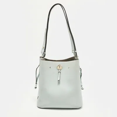 Pre-owned Kate Spade Marti Light Blue Leather Bucket Bag