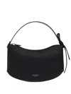 Kate Spade Medium Loop Leather Shoulder Bag In Black