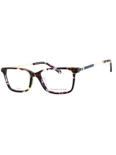 Kate Spade Melody Rectangular Eyeglasses For Women In Brown