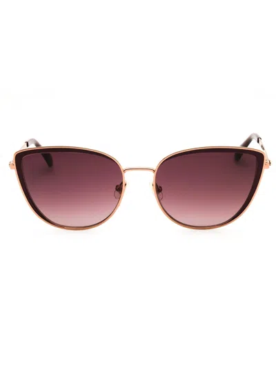 Kate Spade Metal Cat Eye Women's Sunglasses In Burgundy