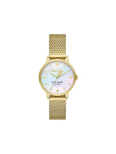 Kate Spade Metro 34mm In Gold