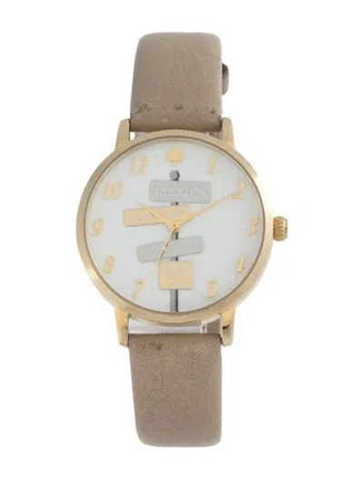 Pre-owned Kate Spade Metro Watch In Multi