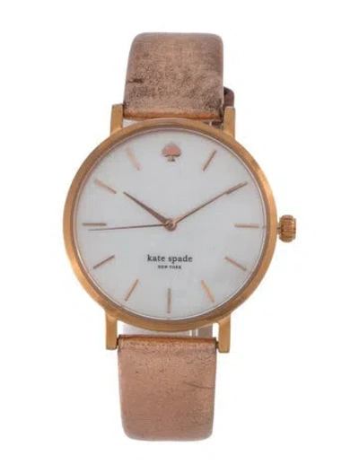 Pre-owned Kate Spade Metro Watch In Multi
