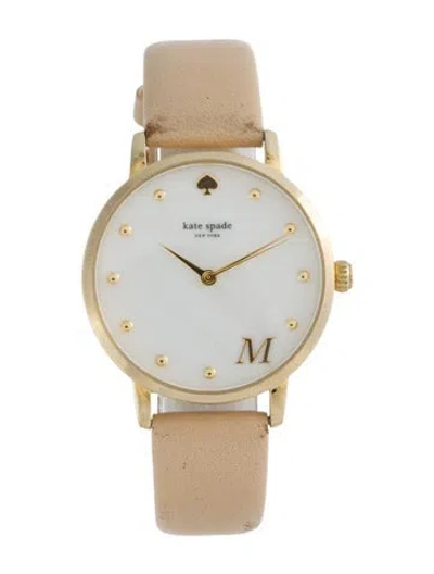 Pre-owned Kate Spade Metro Watch In Multi