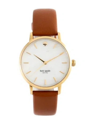 Pre-owned Kate Spade Metro Watch In Multicolor