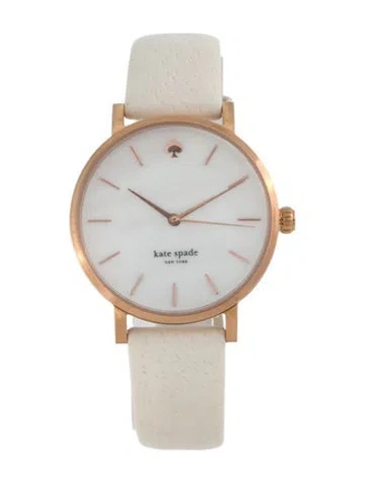 Pre-owned Kate Spade Metro Watch In Multicolor