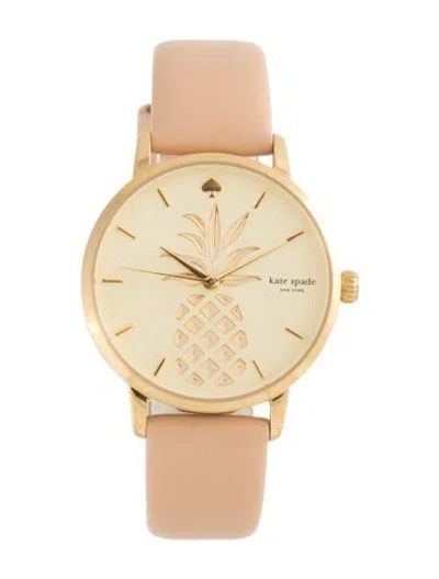 Pre-owned Kate Spade Metro Watch In Multicolor