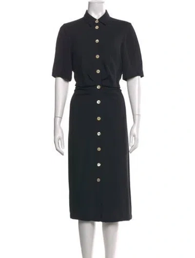Pre-owned Kate Spade Midi Length Dress In Black