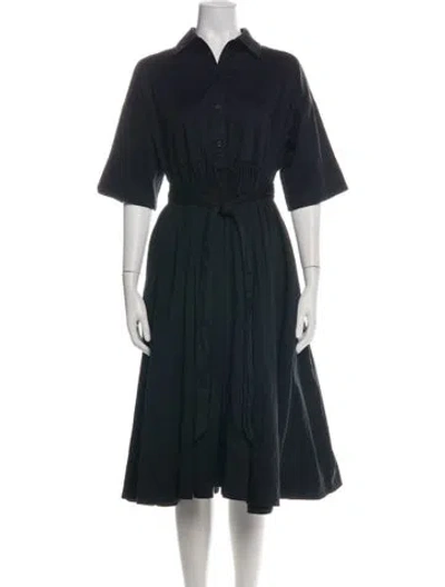 Pre-owned Kate Spade Midi Length Dress In Black