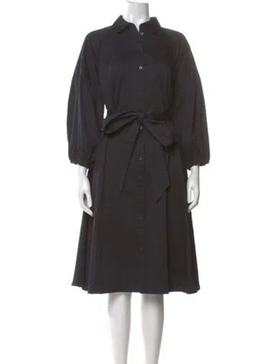 Pre-owned Kate Spade Midi Length Dress In Black