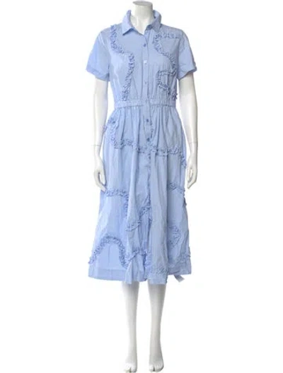 Pre-owned Kate Spade Midi Length Dress In Blue