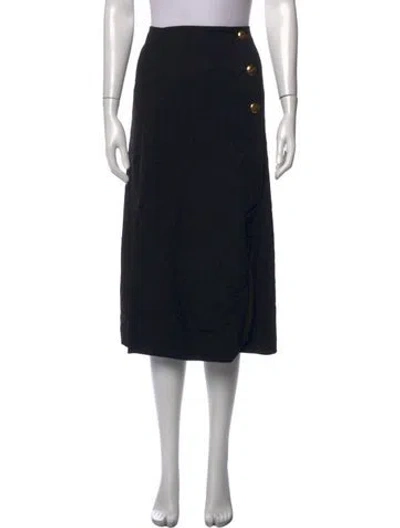 Pre-owned Kate Spade Midi Length Skirt In Black