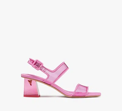 Kate Spade Milani Lucite Heels In Carousel Pink