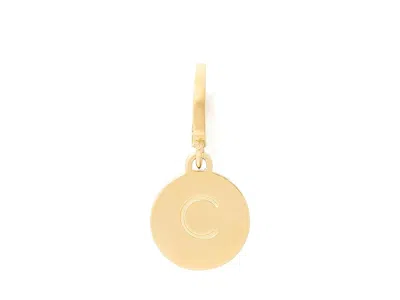 Kate Spade Mini C Charm In Gold