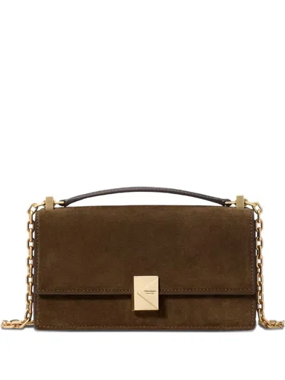 KATE SPADE MINI DECO SUEDE SHOULDER BAG