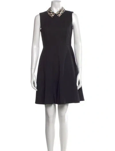 Pre-owned Kate Spade Mini Dress In Black