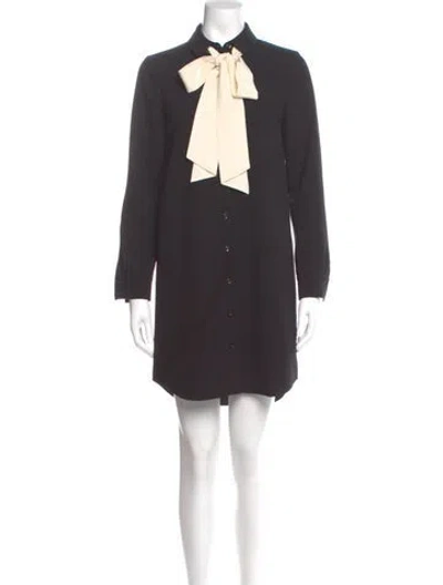 Pre-owned Kate Spade Mini Dress In Black