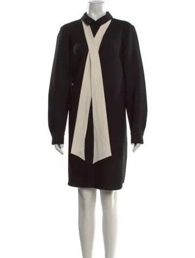 Pre-owned Kate Spade Mini Dress In Black