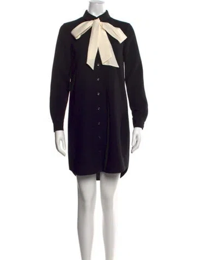 Pre-owned Kate Spade Mini Dress In Black