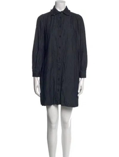 Pre-owned Kate Spade Mini Dress In Blue