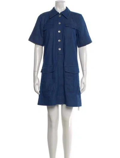 Pre-owned Kate Spade Mini Dress In Neutral