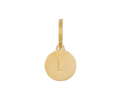 Kate Spade Mini L Charm In Gold