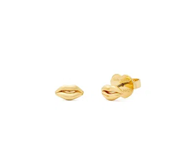 Kate Spade Mini Lip Studs In Gold