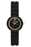 KATE SPADE MINI PARK ROW SILICONE STRAP WATCH, 28MM