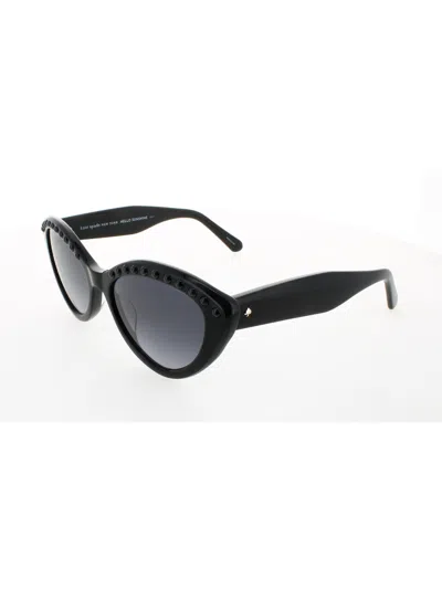Kate Spade New York Junigspear 55mm Gradient Cat Eye Sunglasses In Black