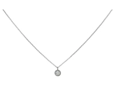 Kate Spade Mini Pendant In Silver