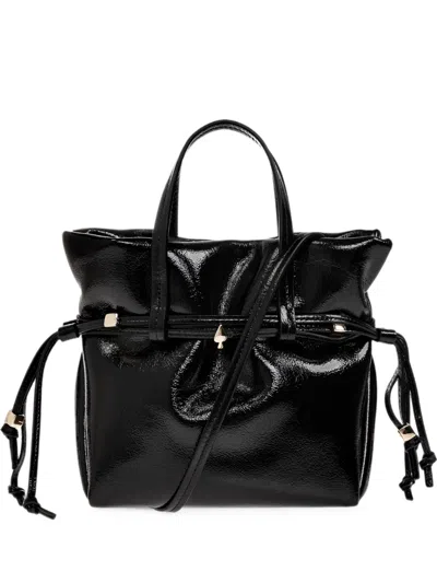 Kate Spade Mini Rio Drawstring Leather Tote Bag In Black