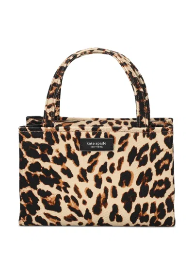 Kate Spade Mini Sam Icon Tote Bag In Neutral
