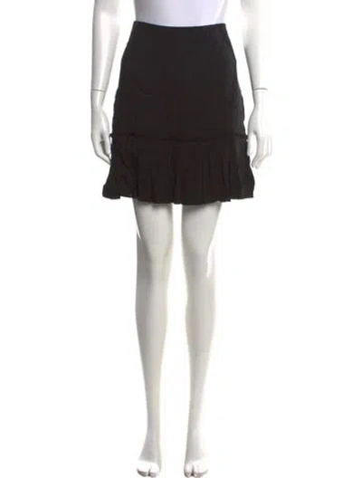 Pre-owned Kate Spade Mini Skirt In Black