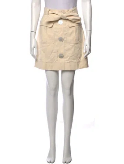 Pre-owned Kate Spade Mini Skirt In Neutral