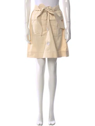 Pre-owned Kate Spade Mini Skirt W/ Tags In Neutral