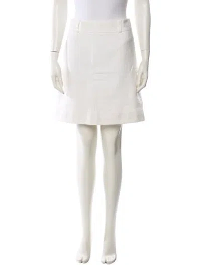 Pre-owned Kate Spade Mini Skirt In White