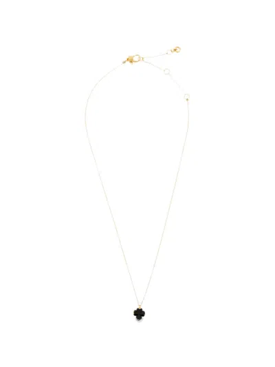 Kate Spade Mini Spade Flower-pendant Necklace In Multi
