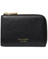 Kate Spade Mini Zip Card Case In Black