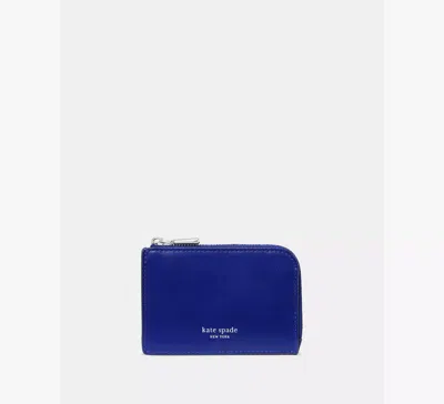 Kate Spade Mini Zip Card Case In Blue