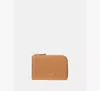Kate Spade Mini Zip Card Case In Brown