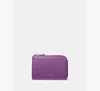 Kate Spade Mini Zip Card Case In Purple
