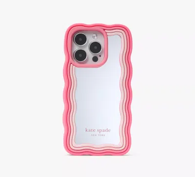 Kate Spade Mirrored Iphone 15 Pro Case In Pink