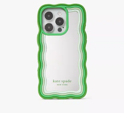 Kate Spade Mirrored Iphone 16 Pro Case In Ks Green
