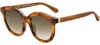 Kate Spade Lillian/g/s Ha 009q Oval Modified Sunglasses