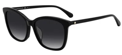 Kate Spade Desis Square Acetate Sunglasses In 0phw Havana Green