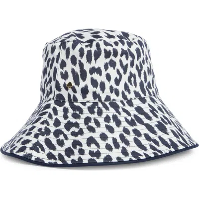 Kate Spade Modern Leopard Print Bucket Hat In Animal Print