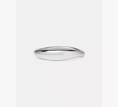 Kate Spade Molten Bangle In Silver
