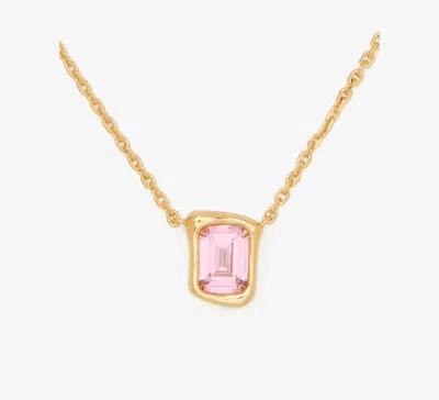 Kate Spade Molten Glass Pendant In Light Pink