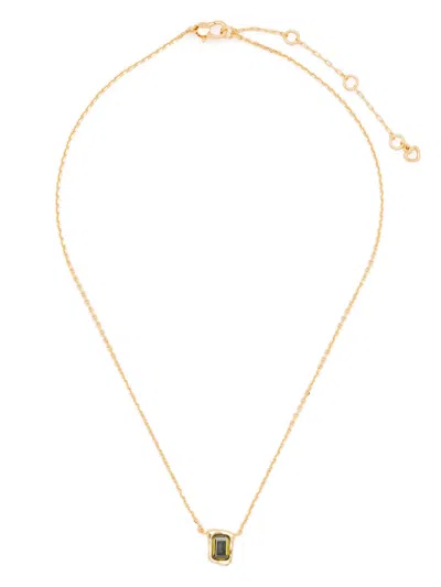 Kate Spade Molten Glass-pendant Necklace In Gold